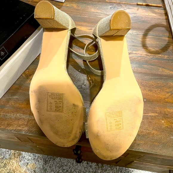 🌟Gold Sparkling High Heel Sandals - Picture 7 of 7